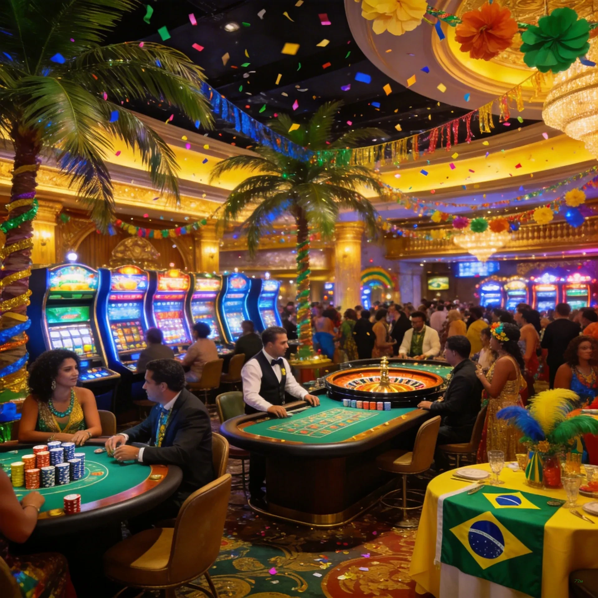 72w feature grid com wheel e jogo tiles